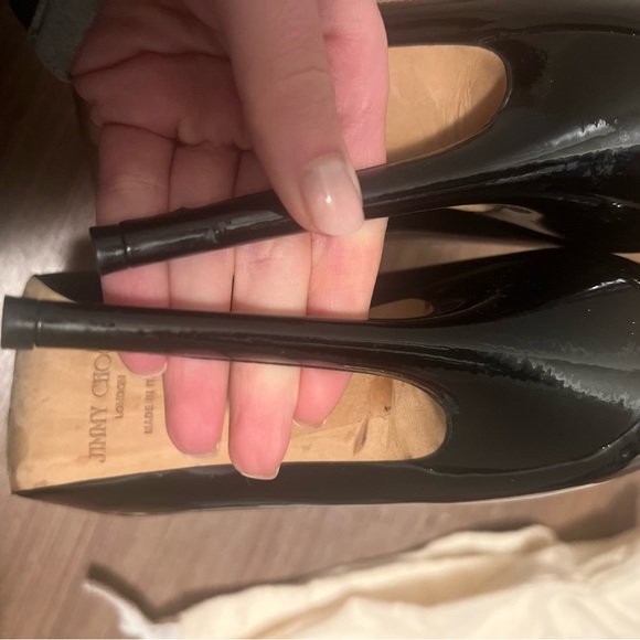 Jimmy Choo sepia two-tone leather pumps size 38 - Picture 7 of 10